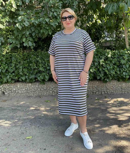 Платье BAT (46-56) 12 khaki (лето)