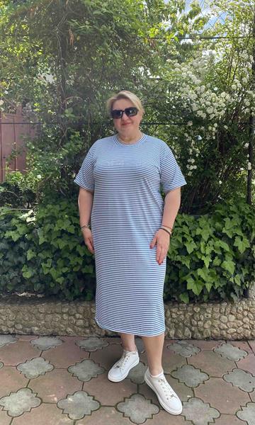 Платье BAT (46-56) 12 l.grey (лето)