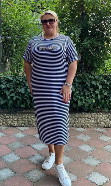 Платье BAT (46-56) 12-2 navy (лето)