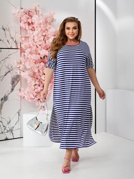 Платье BAT (54-64) 1810 blue (лето)