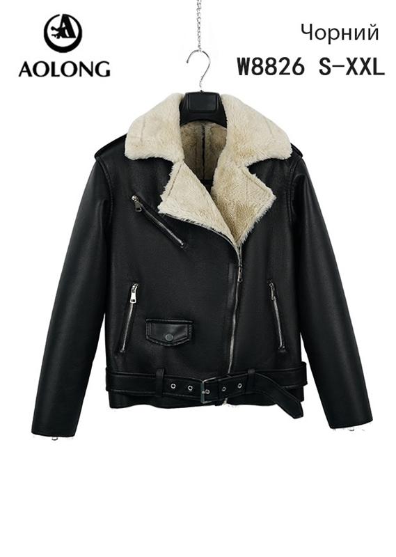 Куртка Immei (S-2XL) W8826 black (зима)