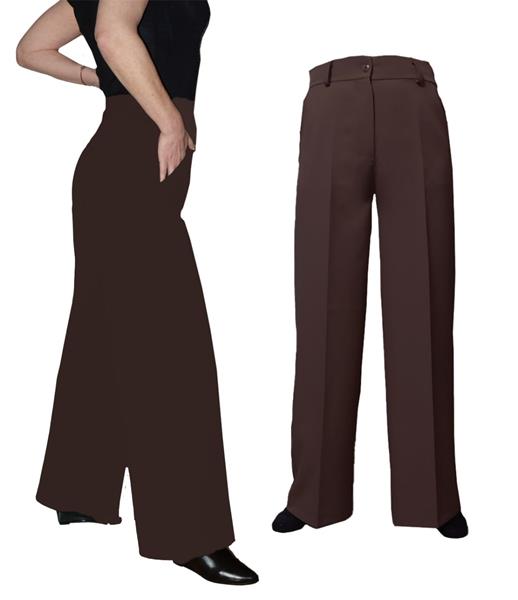 Штаны H&S (36-46) 129 brown-old-3 (деми)