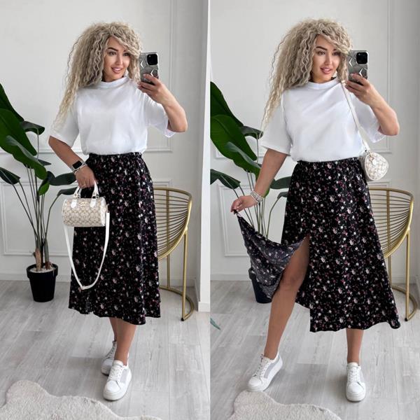 Юбка Sofi Cor (42-52) 6043 black (лето)