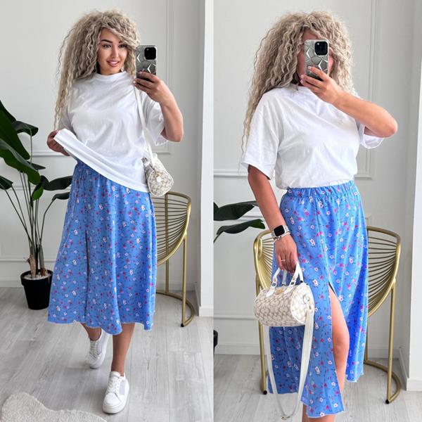 Юбка Sofi Cor (42-52) 6043 blue (лето)