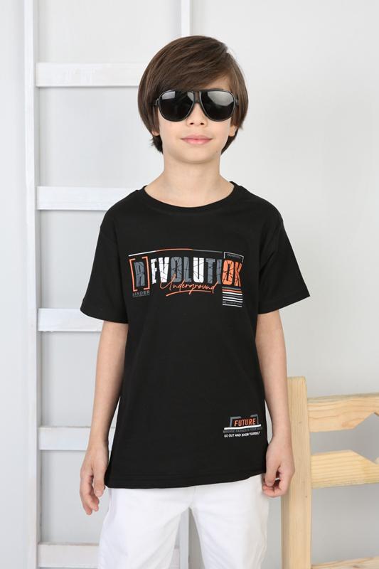 Футболка MMZ (4-8) M398 black (лето)