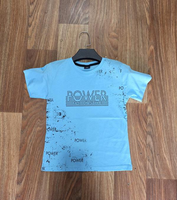 Футболка MMZ (9-13) M411 l.blue (лето)