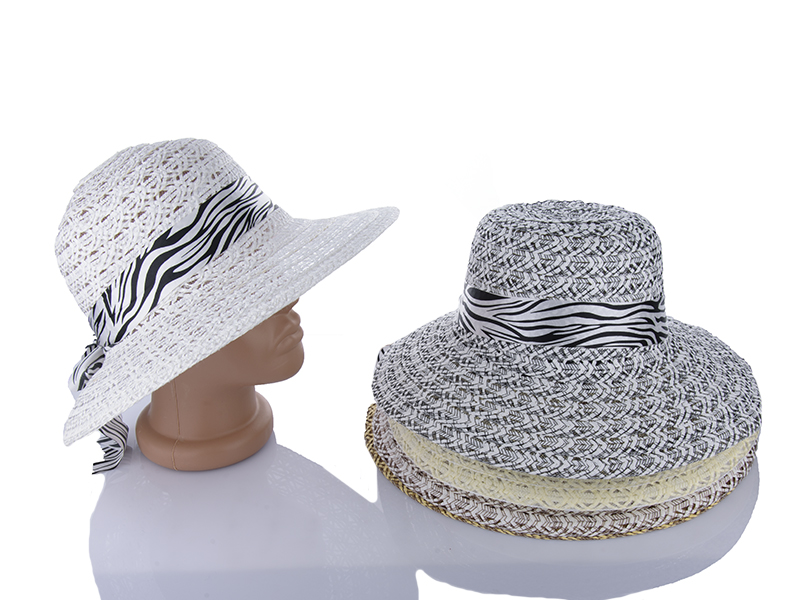 Шляпа КОРОЛЕВА (56-58) 17-01 mix (лето)