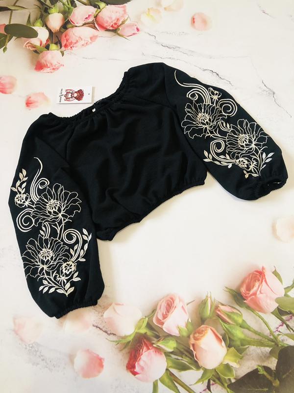 Блузка Moda school (122-140) M52 black (деми)