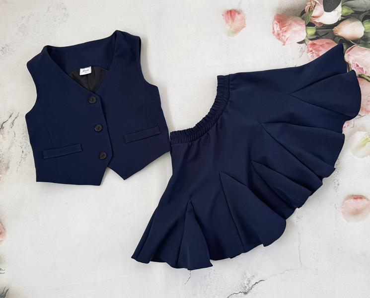 Костюм Moda school (122-152) 8549 navy (лето)