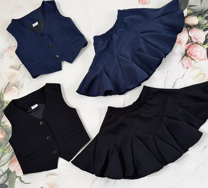 Костюм Moda school (122-152) 8549 black (лето)