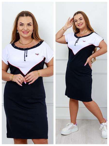 Платье Vehuiah (XL-4XL) VH50 black (лето)