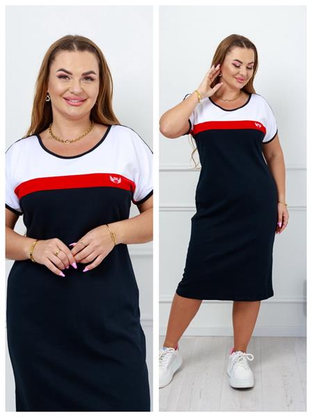 Платье Vehuiah (XL-4XL) VH51 black (лето)