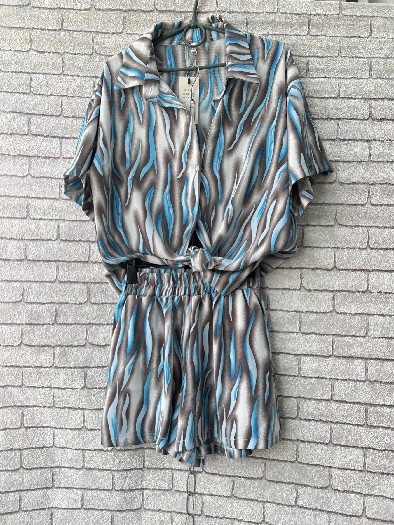 Костюм Valentina (42-48) VL86 grey (лето)