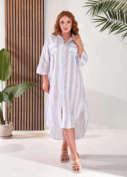 Платье Lola (L-3XL) LL10 white (лето)