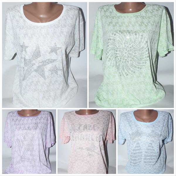 Футболка Lola (46-50) LL28 mix (лето)