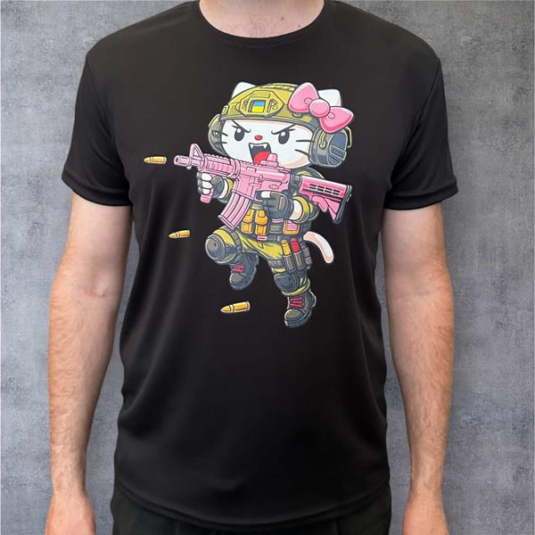 Футболка Madoka (M-3XL) 938 black (лето)