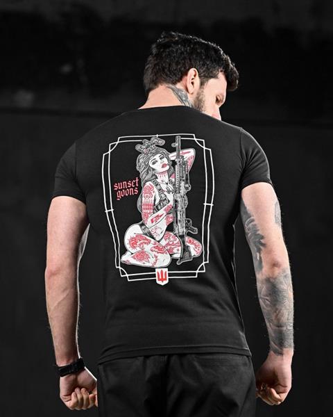 Футболка Madoka (M-3XL) 967 black (лето)