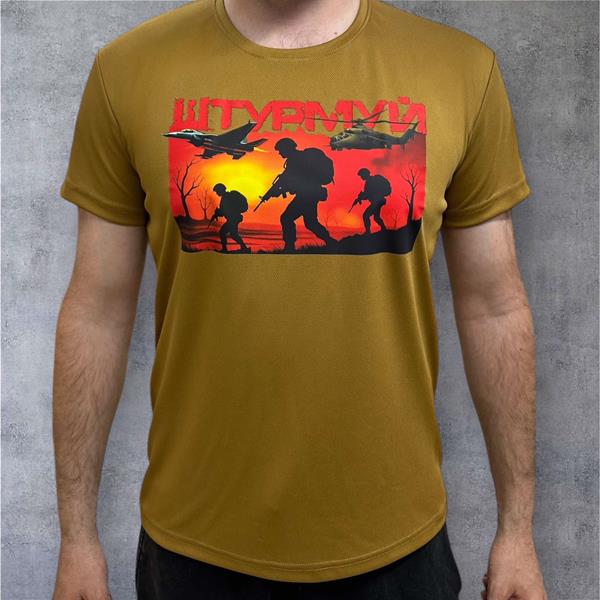 Футболка Madoka (M-3XL) 979 koyot (лето)