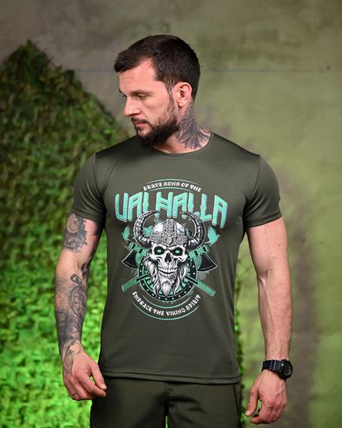 Футболка Madoka (M-3XL) 1004 khaki (лето)