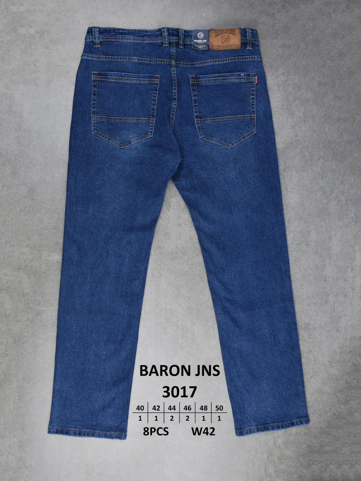 Джинсы God Baron (40-50) 3017 blue (деми)