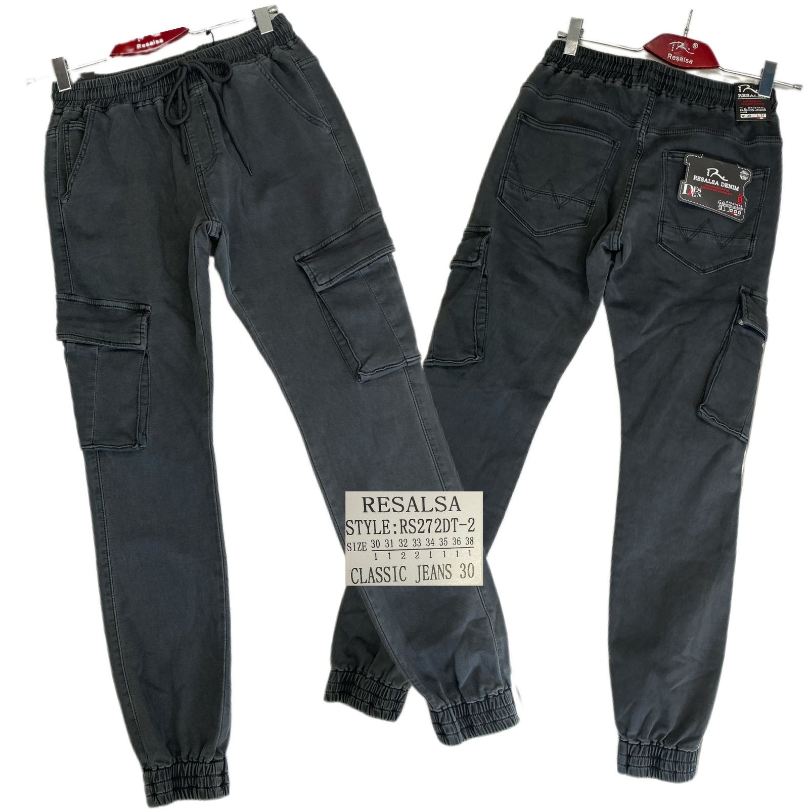 Джинсы God Baron (30-38) RS272DT-2 grey (деми)