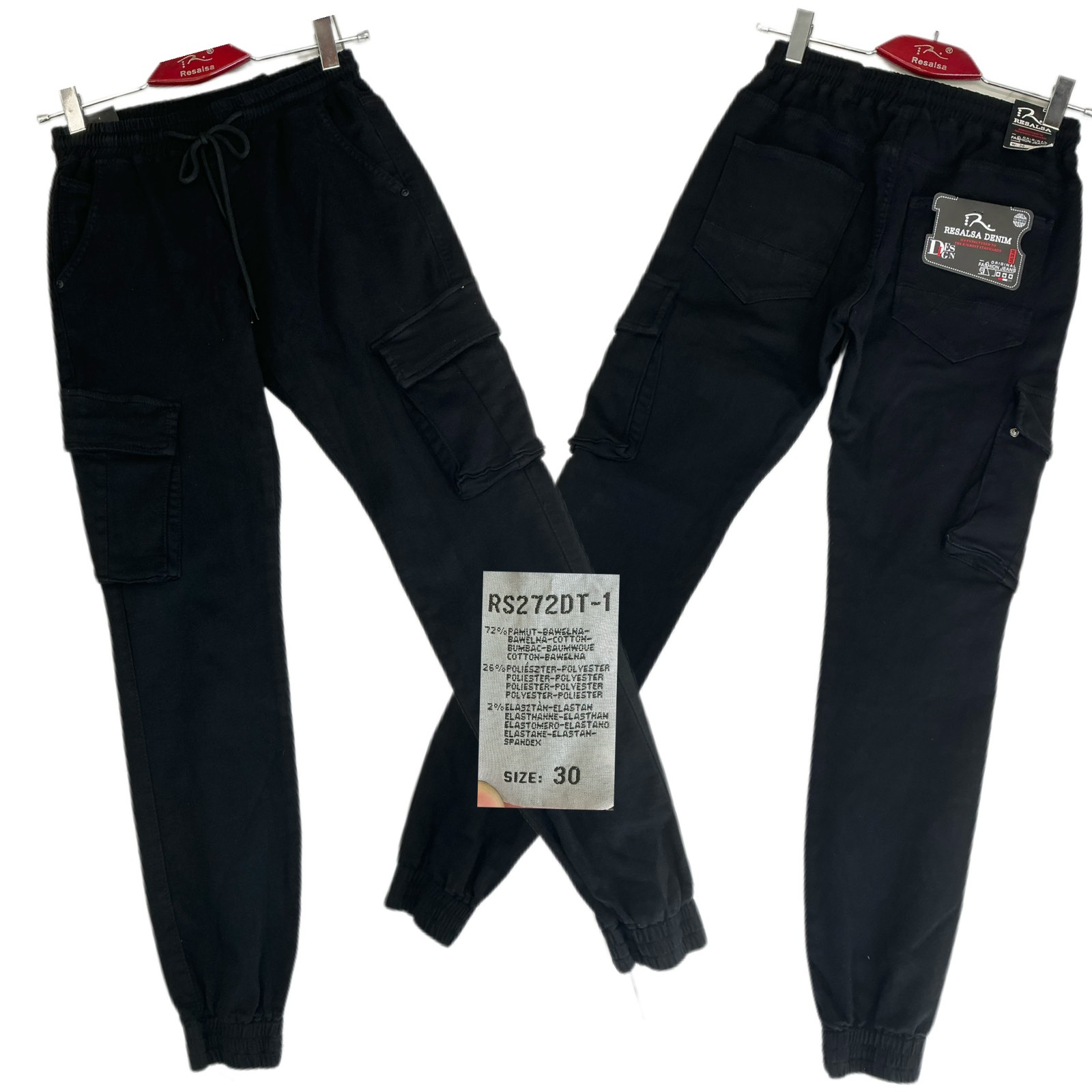 Джинсы God Baron (30-38) RS272DT-1 black (деми)