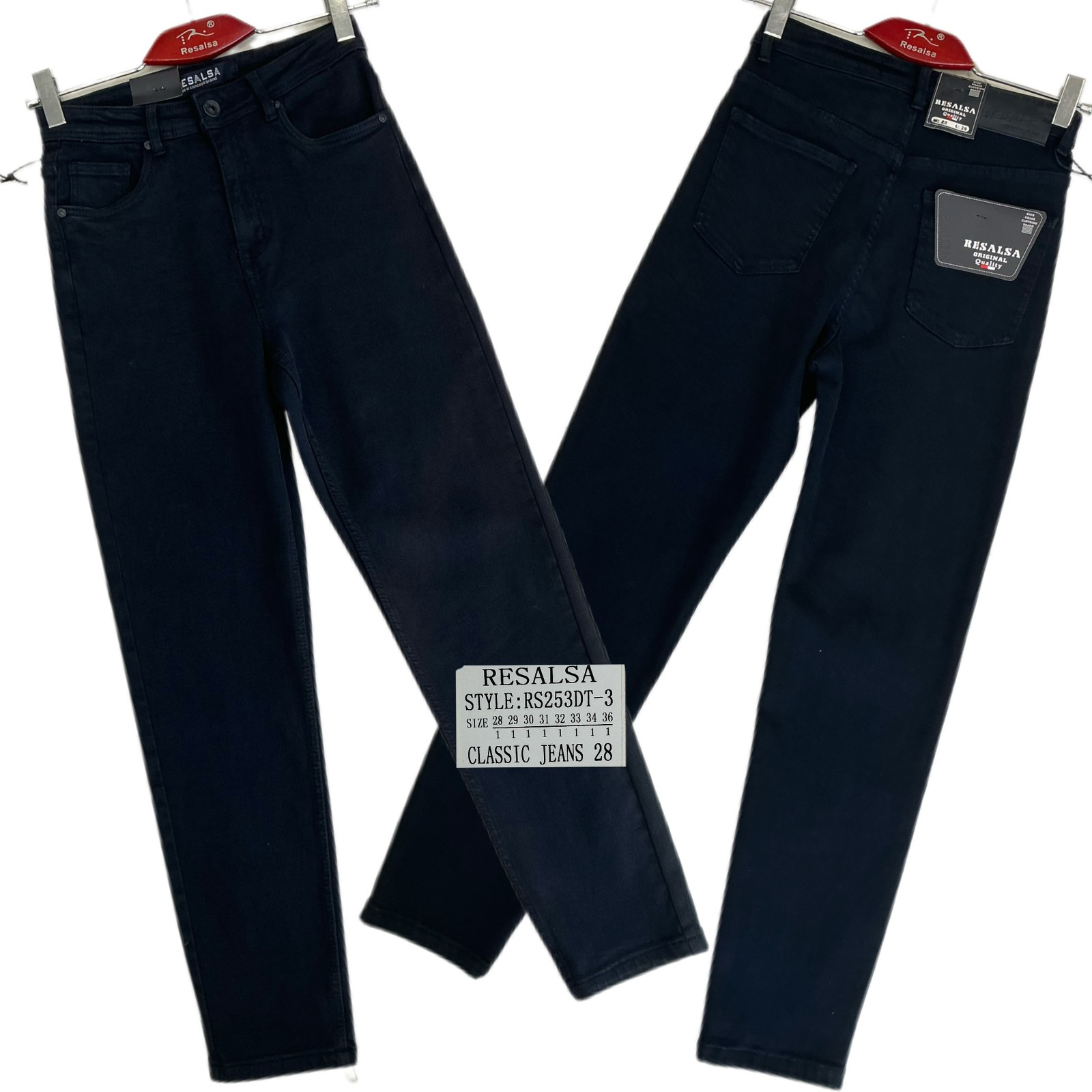 Джинсы God Baron (28-36) RS253DT-3 black (деми)