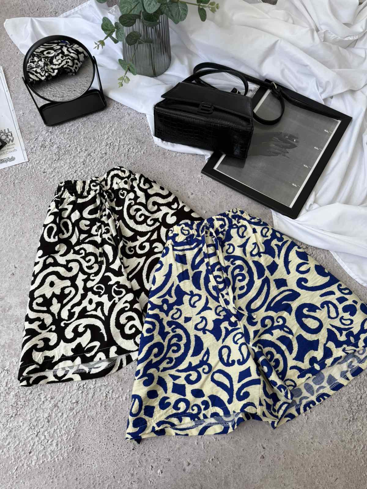 Шорты Sofi Cor (42-48) 9059 beige-blue (лето)