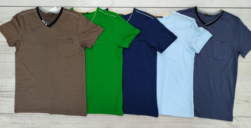 Футболка Imlion (48-56) 0005 l.blue (лето)