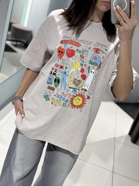 Футболка Comod (one size) 8171 l.grey (лето)