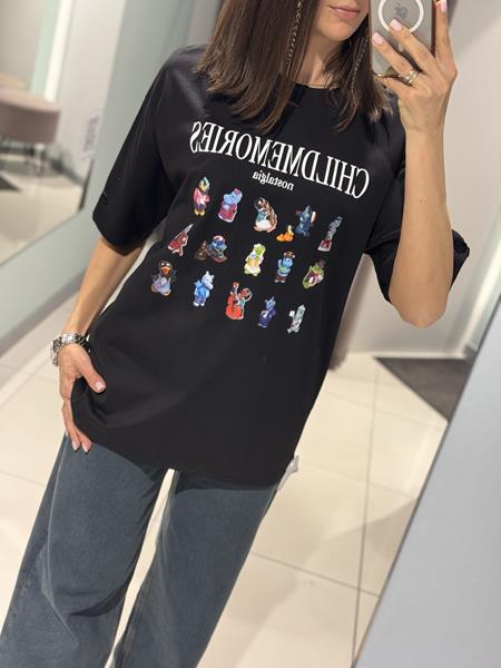 Футболка Comod (one size) 2551 black (лето)