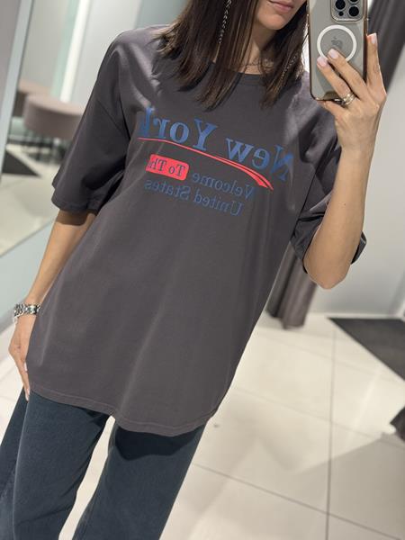 Футболка Comod (one size) 1678-2 d.grey (лето)