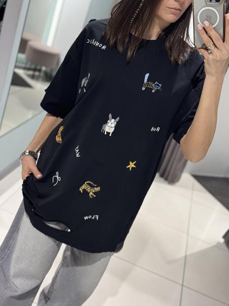 Футболка Comod (one size) 25396-21 black (лето)