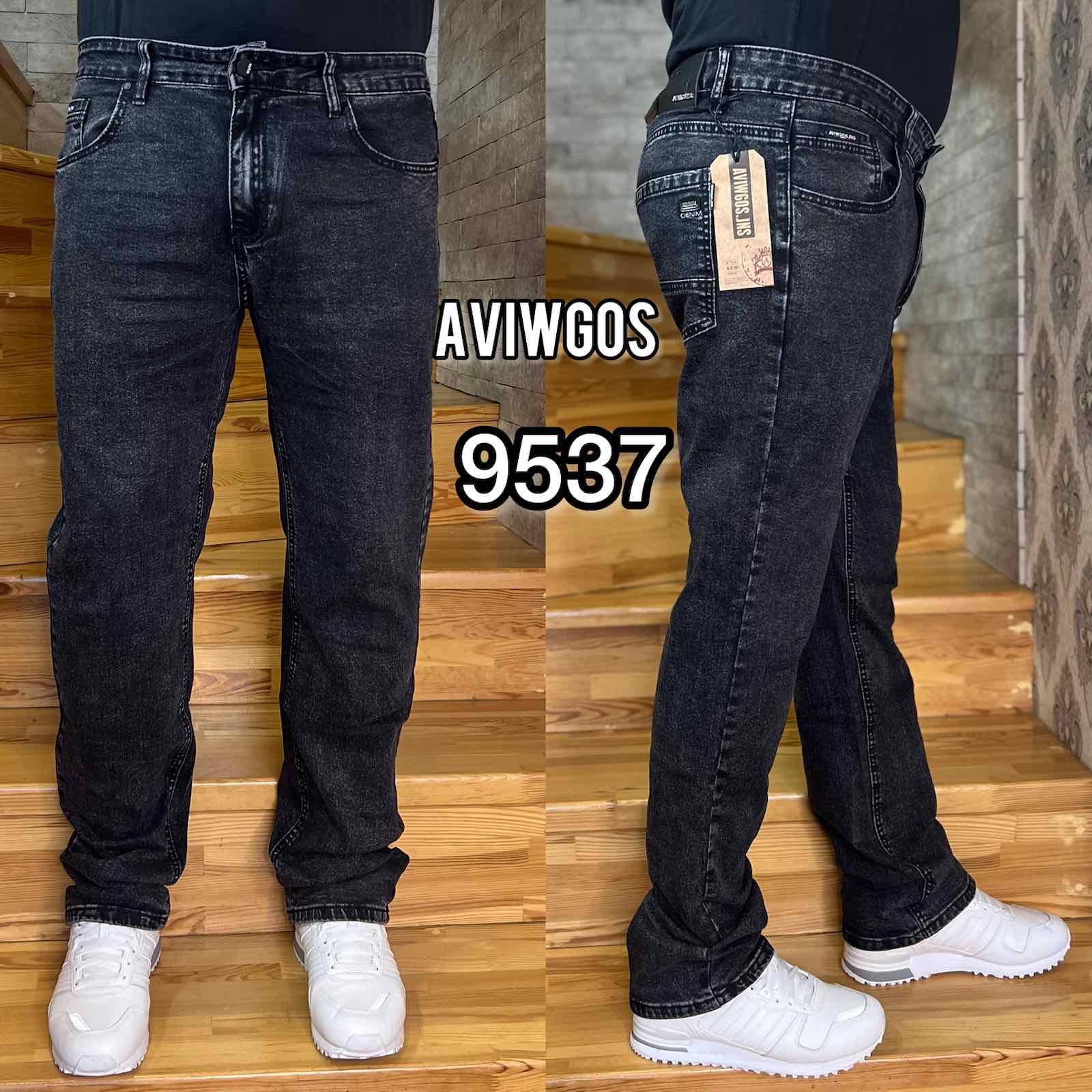 Джинсы God Baron (32-38) 9537 black (деми)