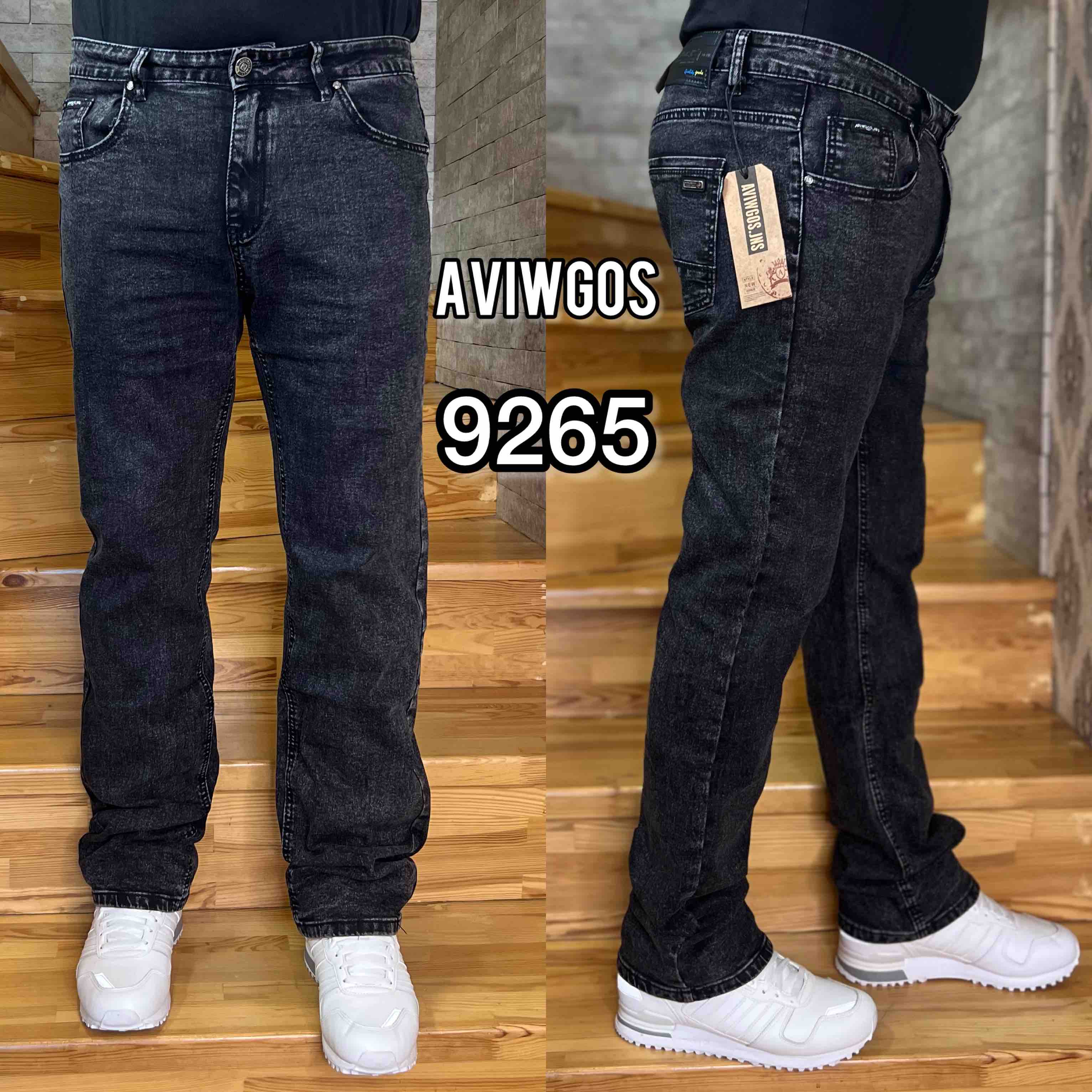 Джинсы God Baron (29-38) 9265 black (деми)