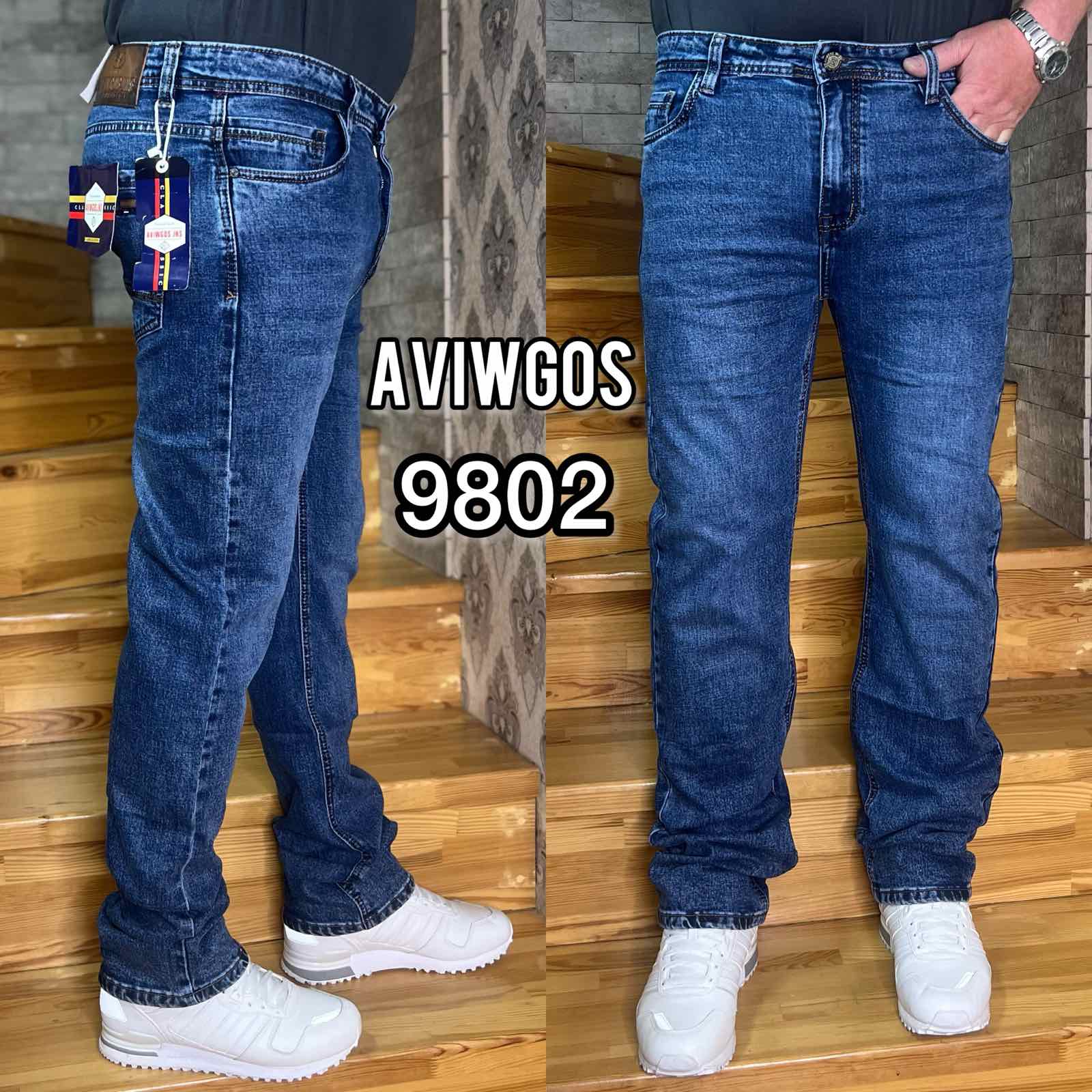 Джинсы God Baron (29-38) 9802 blue (деми)