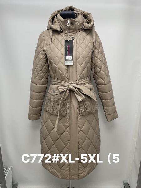 Куртка Jacket (XL-5XL) C772 d.beige (деми)