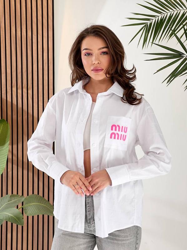 Рубашка Lelis (42-48) 1073 white (деми)