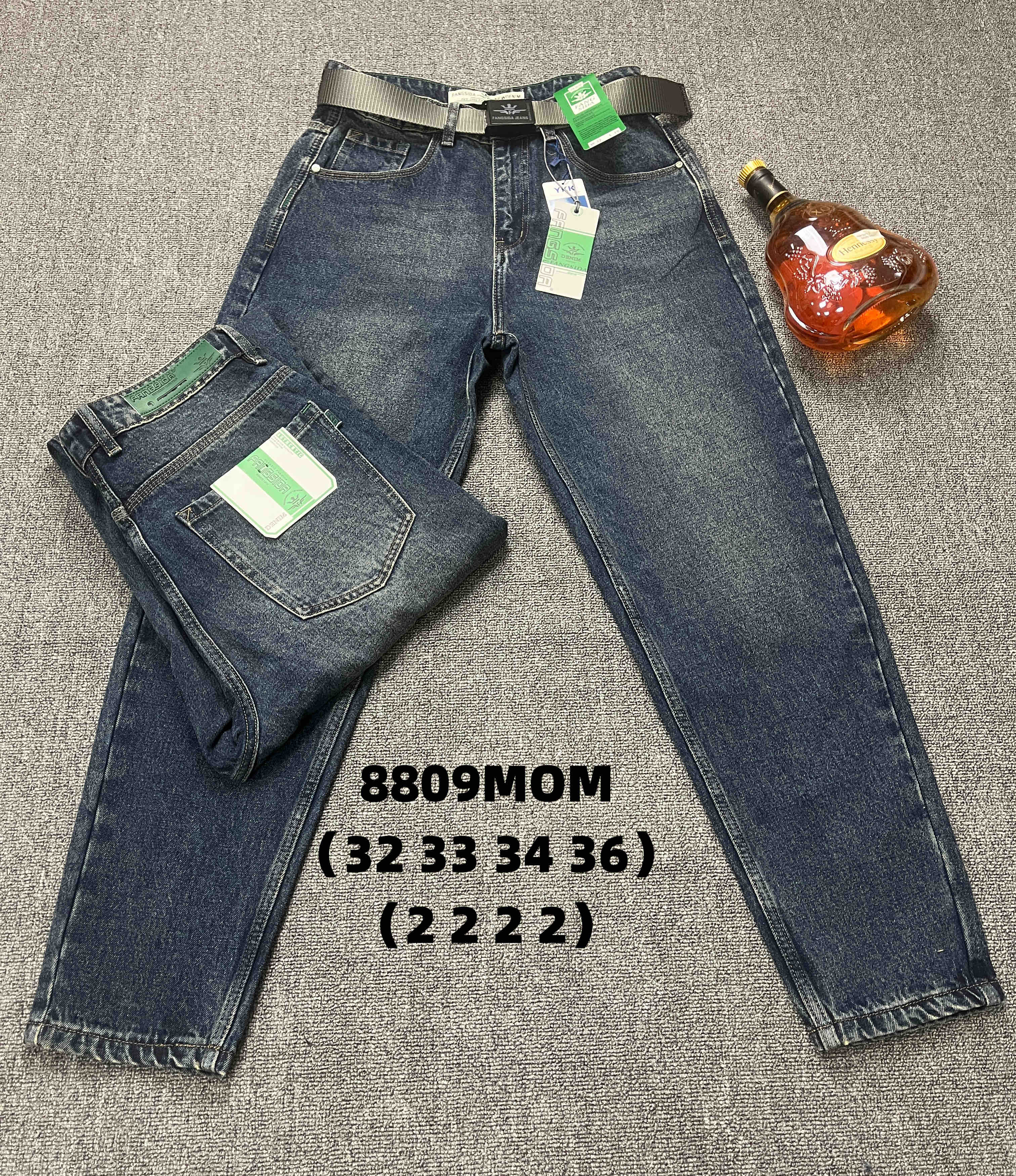 Джинсы God Baron (32-36) 8809 blue (деми)