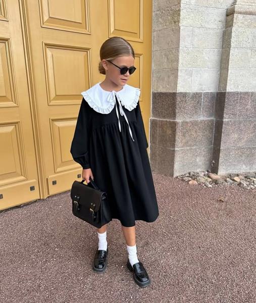 Платье Seven Zikina (122-152) 1329 black (деми)