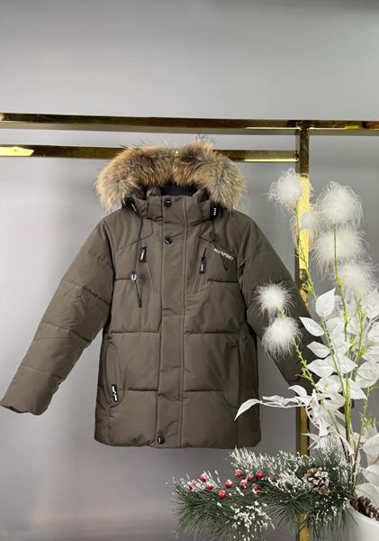 Куртка Delfinka (122-146) B576 khaki (зима)