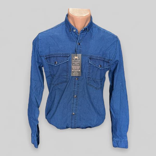 Рубашка Mary Poppins (S-2XL) 5248 blue (деми)