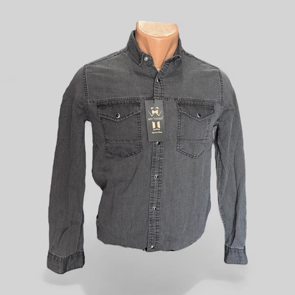 Рубашка Mary Poppins (S-2XL) 5249 grey (деми)