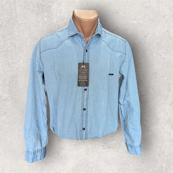 Рубашка Mary Poppins (S-2XL) 5254 l.blue (деми)