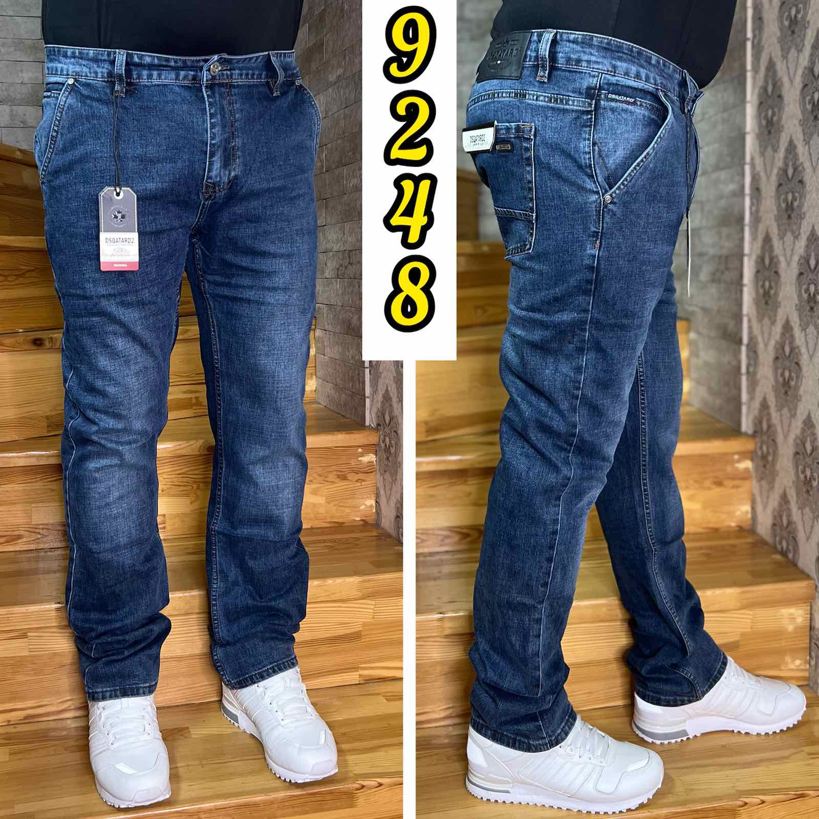 Джинсы God Baron (32-40) 9248 blue (деми)