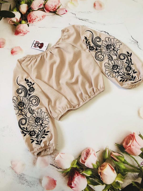 Блузка Moda school (122-140) M70 beige (деми)