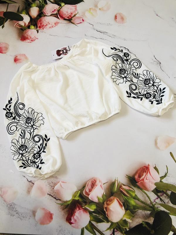 Блузка Moda school (122-140) M72 white (деми)