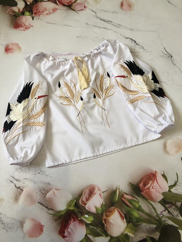 Вышиванка Moda school (104-122) M59 white (деми)