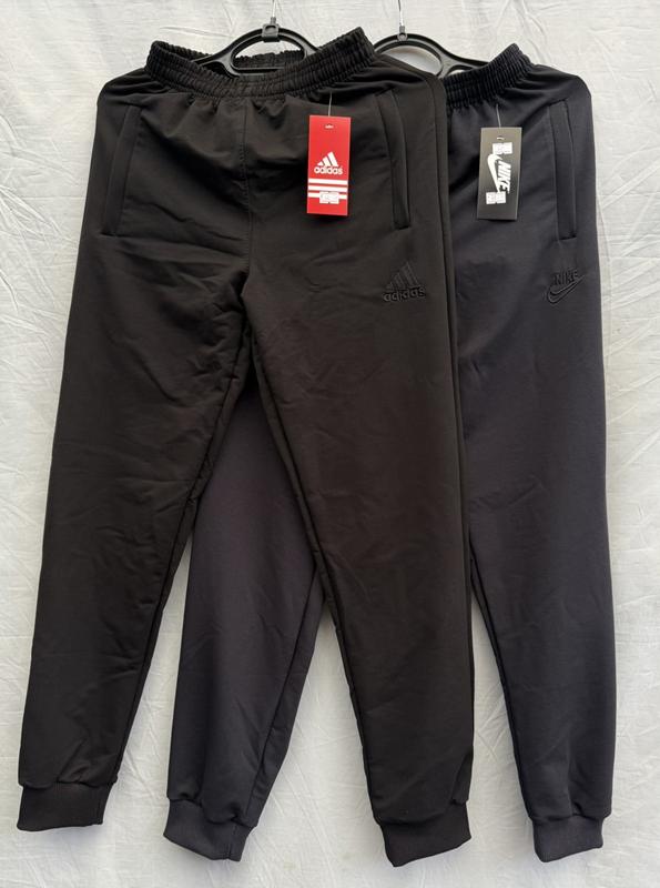 Штаны спорт Shoptime (36-44) S254 black (деми)