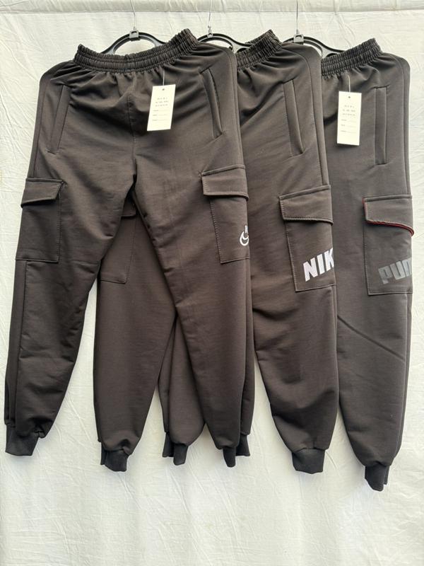 Штаны спорт Shoptime (36-44) S243 black (деми)